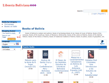 Tablet Screenshot of libreriaboliviana.com